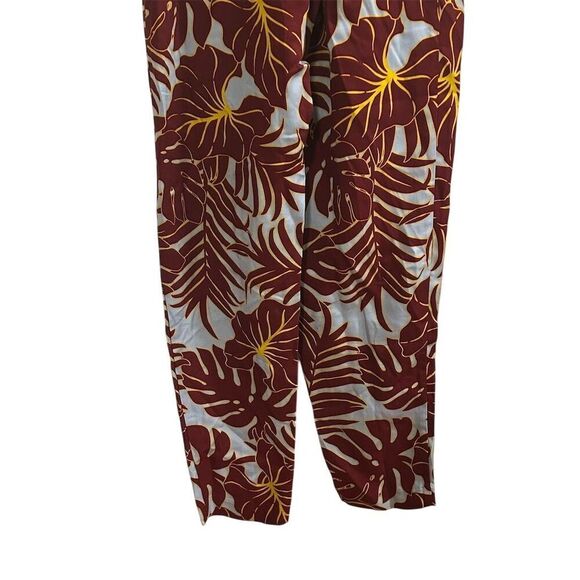 H&M Conscious Tropical Strapless Jumpsuit Size 2 Multicolor Summer Casual - Picture 11 of 16